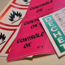 Etiquette stockage extérieur Etiquette stockage extérieur